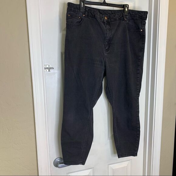 ASOS Denim Black Jeans Plus Size 18 - Picture 4 of 10
